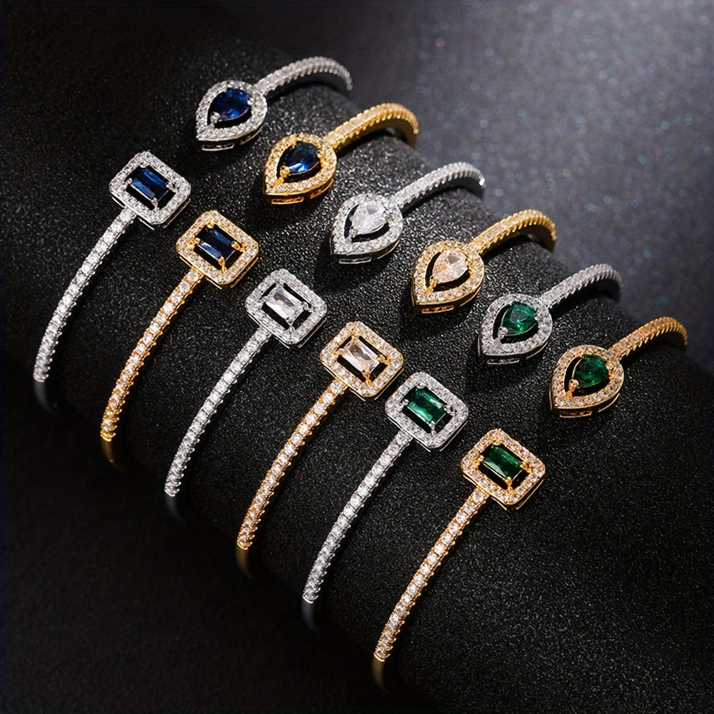 Brazalete Chic con Zirconia