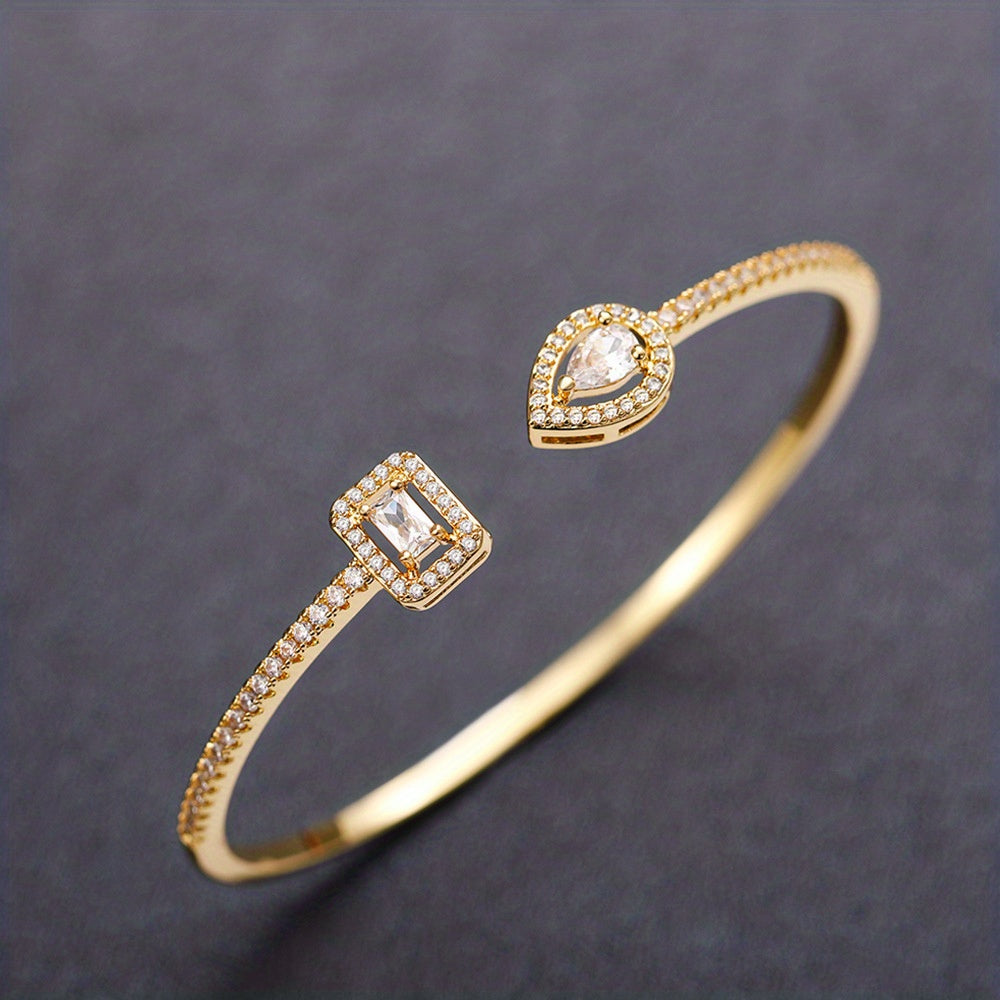 Brazalete Chic con Zirconia