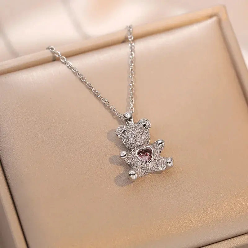 Collares con colgante de circonia verde de acero inoxidable cuadrados a la moda para mujeres y niñas, joyería de gota redonda de Metal de Color dorado para cumpleaños