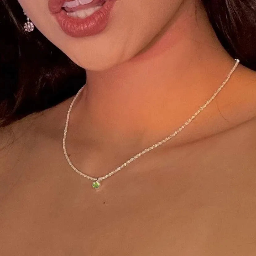Collar brillante de Color plateado para mujer, gargantilla de cadena de clavícula a la moda, accesorios de joyería para fiesta y boda coreanos para niñas