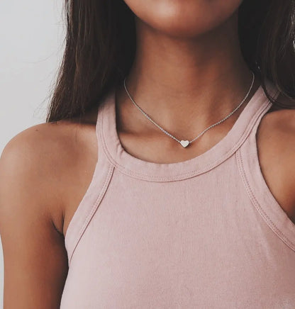 Nuevo collar de mariposa brillante para mujer, exquisito collar de cadena de clavícula de doble capa, joyería para regalo de mujer