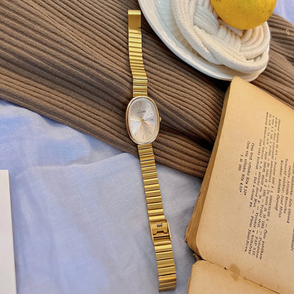 Reloj Femenino Oval Gold