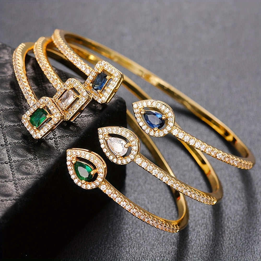 Brazalete Chic con Zirconia