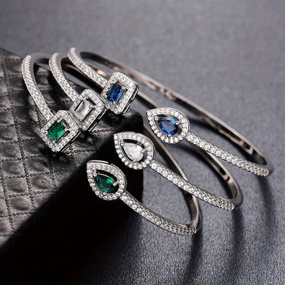 Brazalete Chic con Zirconia
