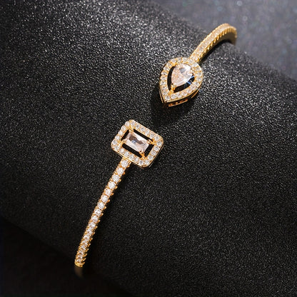 Brazalete Chic con Zirconia
